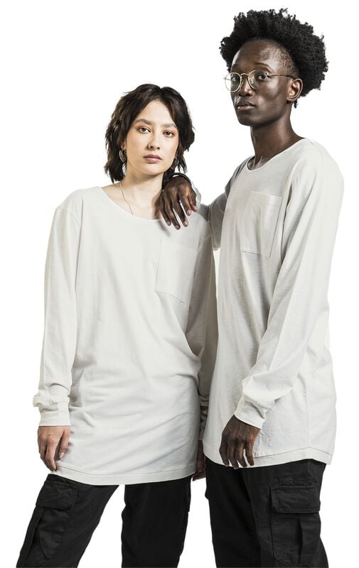 Gothicana By Emp "EMP Special Collection X Urban Classics Unisex Long-sleeved Top" Long-sleeve Shirt Off White By EMP Special Collection