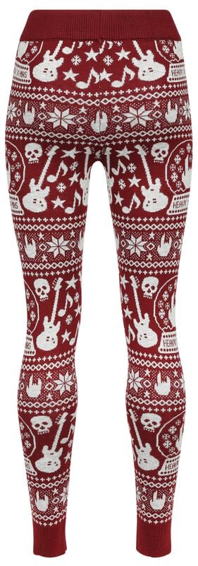 Gothicana By Emp "EMP XMAS Special Collection - Leggings" Leggings Red By EMP Special Collection
