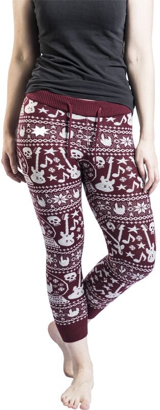 Gothicana By Emp "EMP XMAS Special Collection - Leggings" Leggings Red By EMP Special Collection