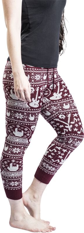 Gothicana By Emp "EMP XMAS Special Collection - Leggings" Leggings Red By EMP Special Collection