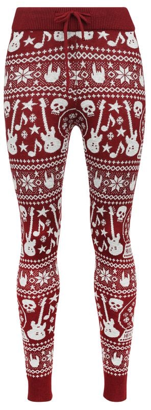 gothicana by emp "EMP XMAS Special Collection - Leggings" Leggings red by EMP Special Collection