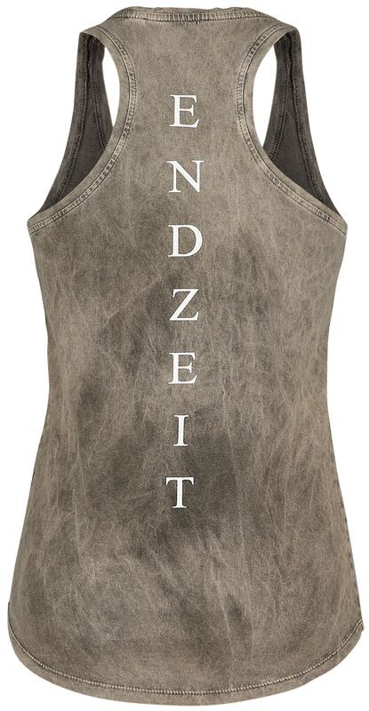 Gothicana By Emp "Endzeit Kompass" Top Brown By Heaven Shall Burn