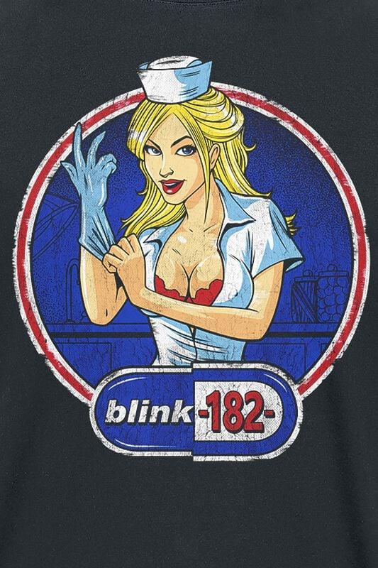 Gothicana By Emp "Enema Nurse" T-Shirt Black By Blink-182