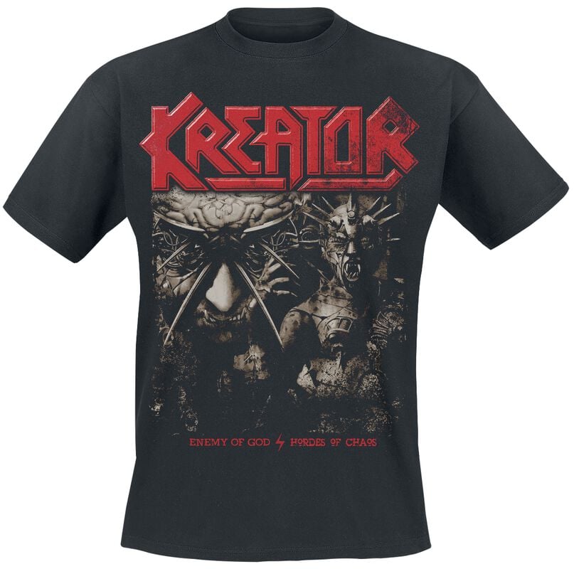 gothicana by emp "Enemy Of Chaos" T-Shirt black by Kreator