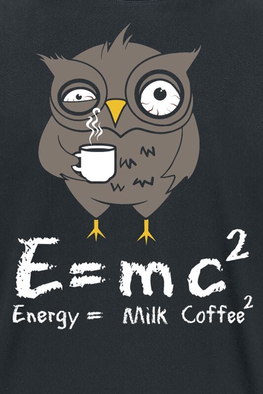 Gothicana By Emp "Energy Milk Coffee" T-Shirt Black By Tierisch