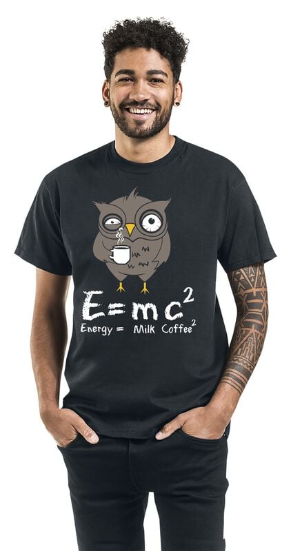 Gothicana By Emp "Energy Milk Coffee" T-Shirt Black By Tierisch