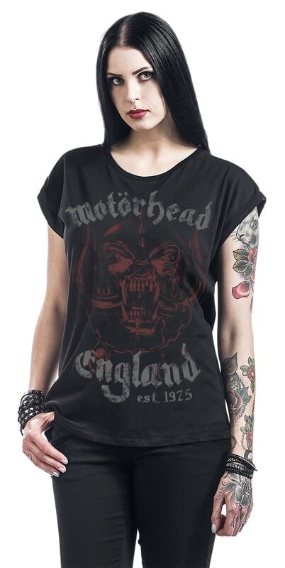 Gothicana By Emp "England" T-Shirt Black By Motörhead