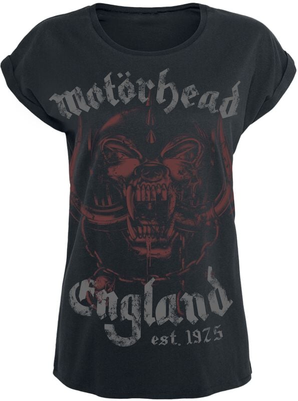 gothicana by emp "England" T-Shirt black by Motörhead
