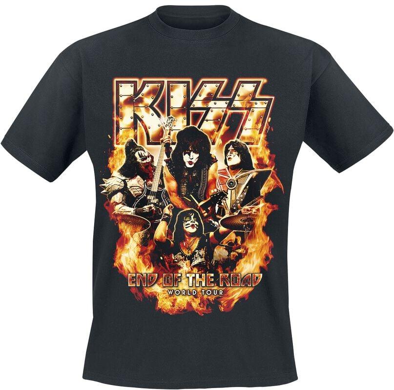 gothicana by emp "EOTR Tour 2023 On Fire" T-Shirt black by Kiss