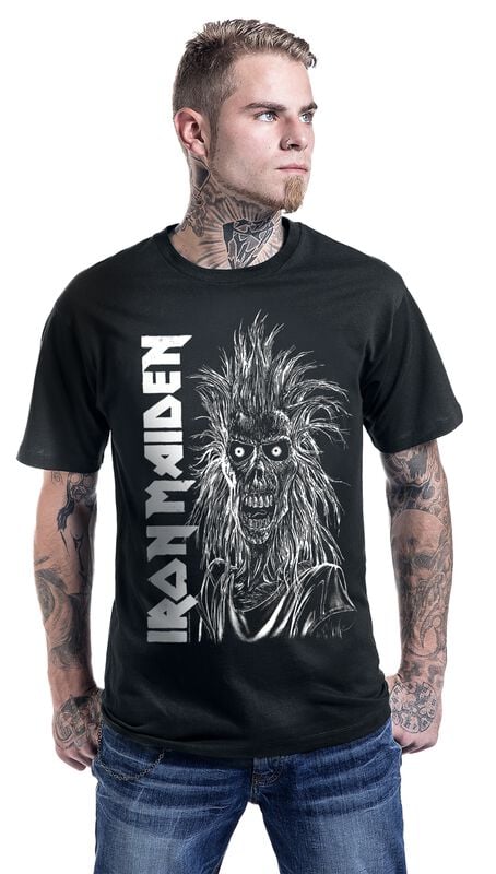 Gothicana By Emp "Eponymous Vertical Logo" T-Shirt Black By Iron Maiden