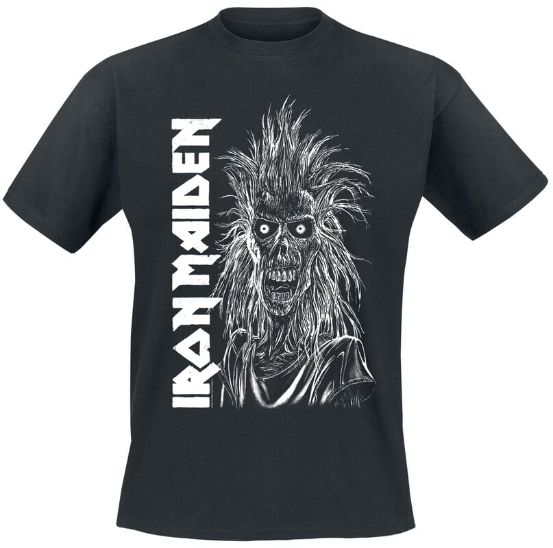 gothicana by emp "Eponymous Vertical Logo" T-Shirt black by Iron Maiden