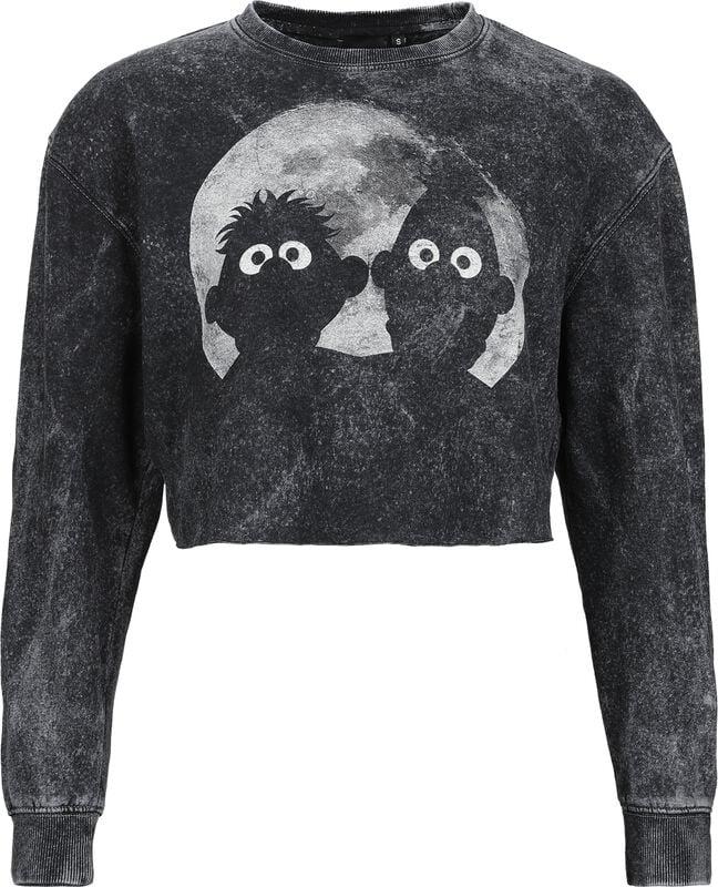 gothicana by emp "Ernie and Bert - Moonlight" Sweatshirt grey by Sesame Street