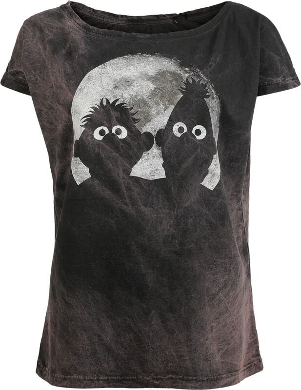 gothicana by emp "Ernie and Bert - Moonlight" T-Shirt grey by Sesame Street