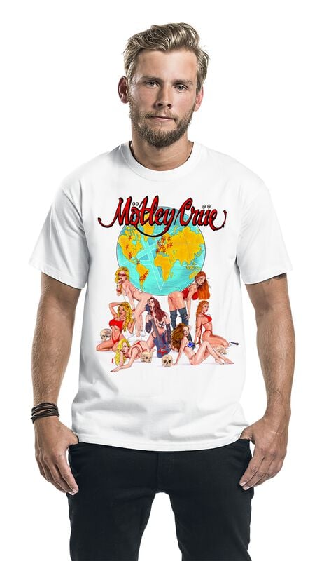 Gothicana By Emp "Europe" T-Shirt White By Mötley Crüe