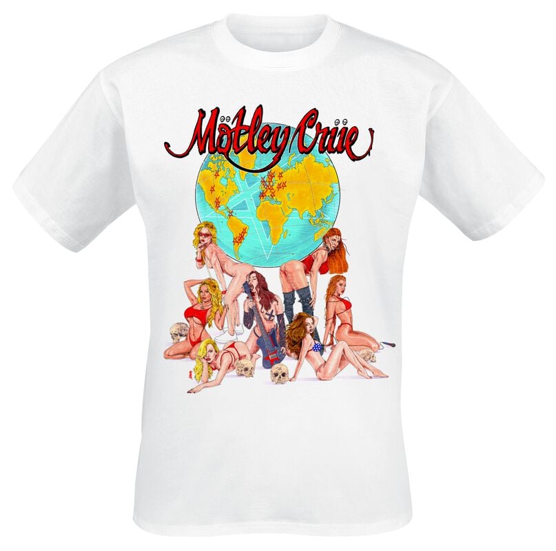 gothicana by emp "Europe" T-Shirt white by Mötley Crüe