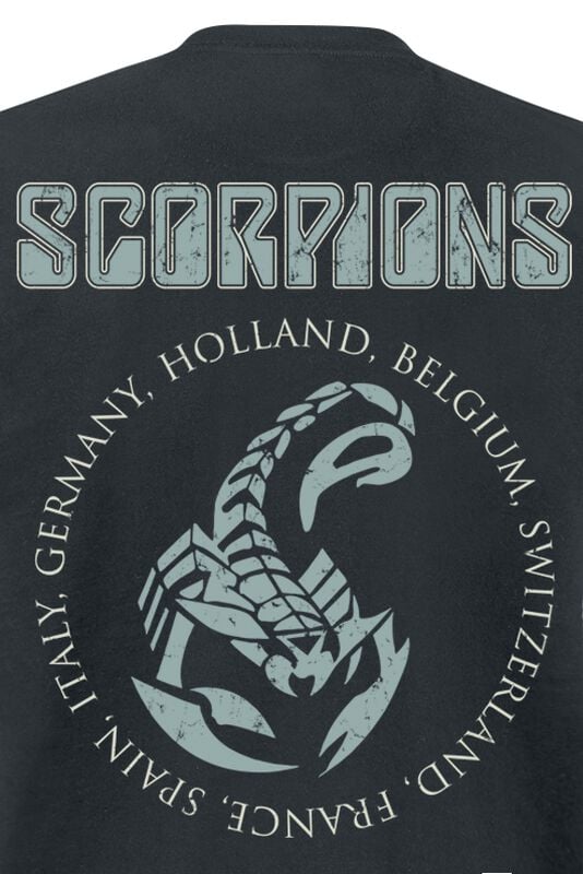 Gothicana By Emp "European Invasion" T-Shirt Black By Scorpions