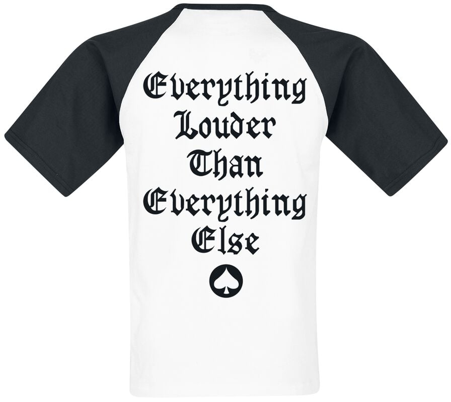 Gothicana By Emp "Everything Louder" T-Shirt White-black By Motörhead