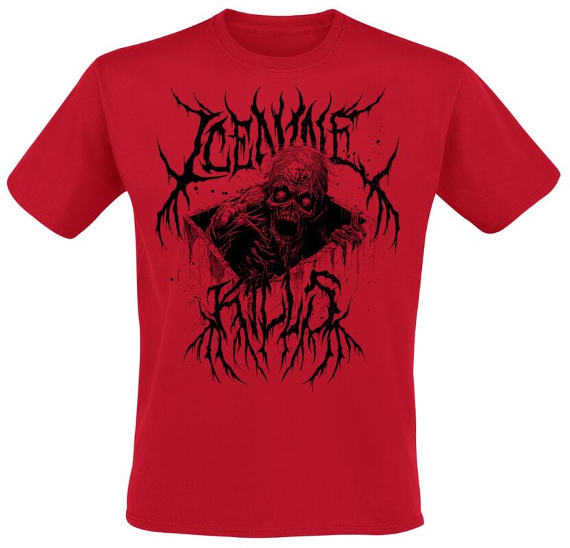 gothicana by emp "Ex Mortis" T-Shirt red by Ice Nine Kills