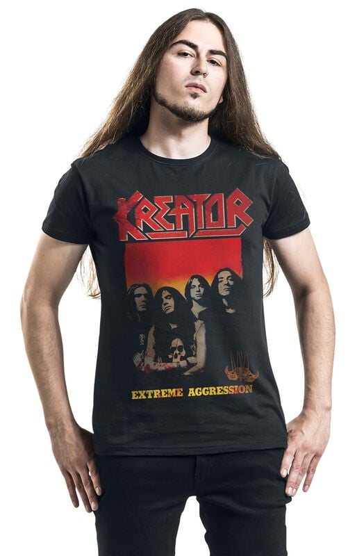 Gothicana By Emp "Extreme Aggression" T-Shirt Black By Kreator