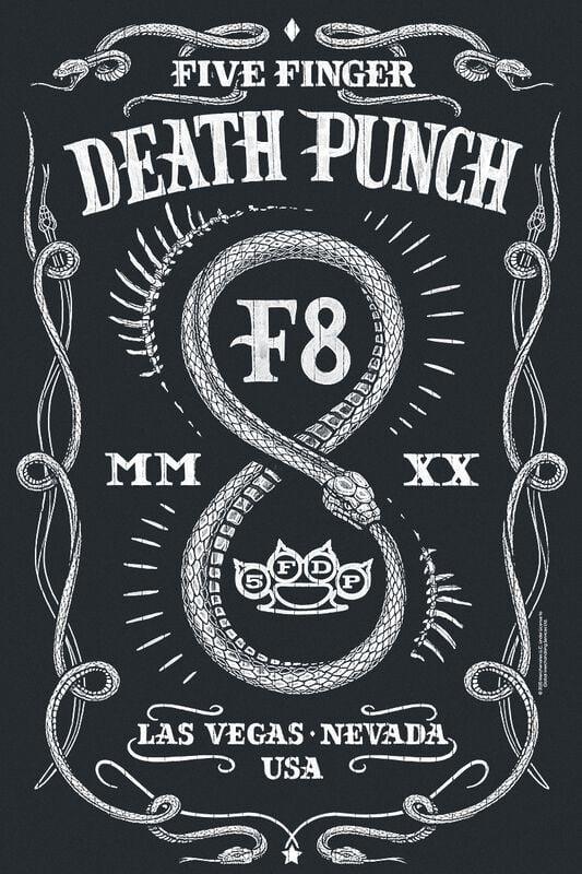 Gothicana By Emp "F8 Infinity Label" T-Shirt Black By Five Finger Death Punch