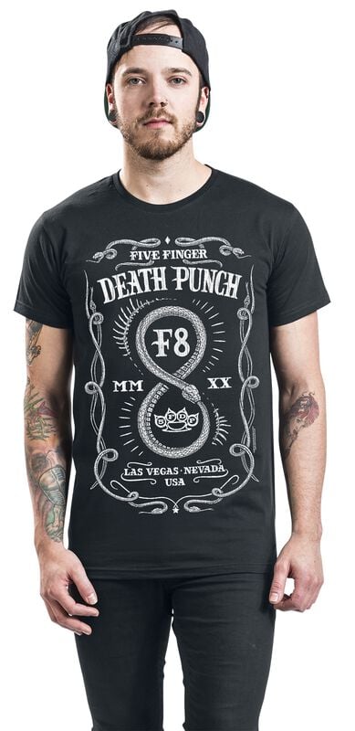 Gothicana By Emp "F8 Infinity Label" T-Shirt Black By Five Finger Death Punch