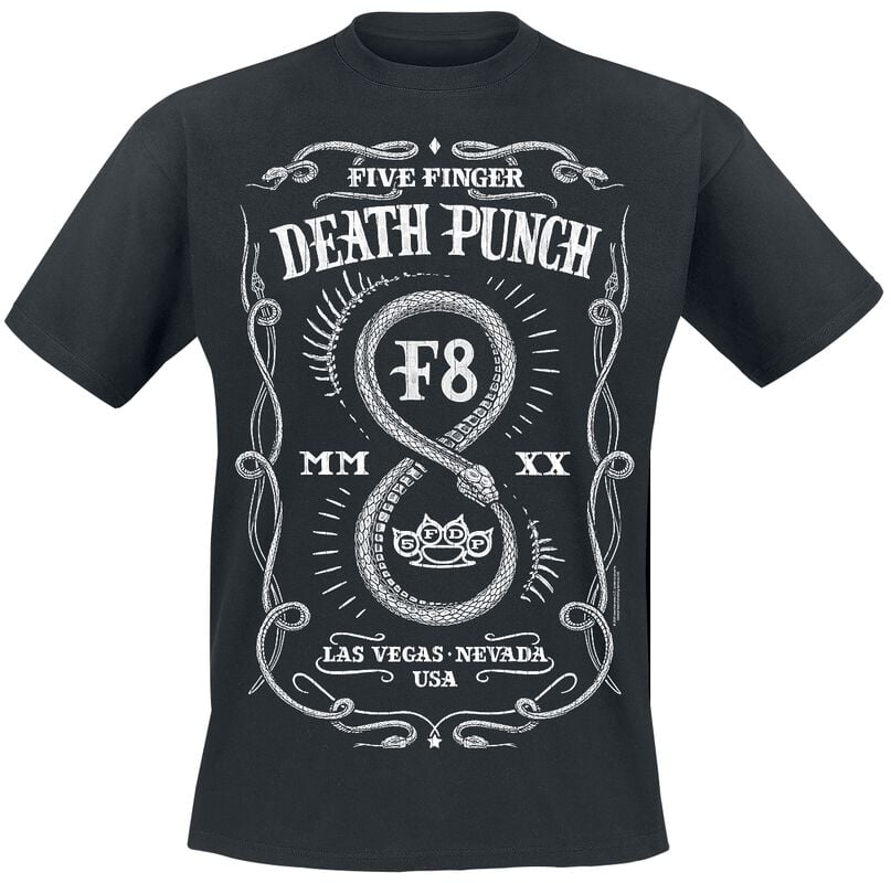 gothicana by emp "F8 Infinity Label" T-Shirt black by Five Finger Death Punch