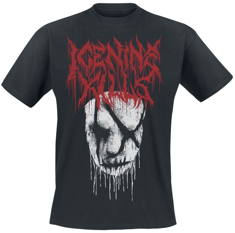 Gothicana By Emp "Face - Glow In The Dark" T-Shirt Black By Ice Nine Kills
