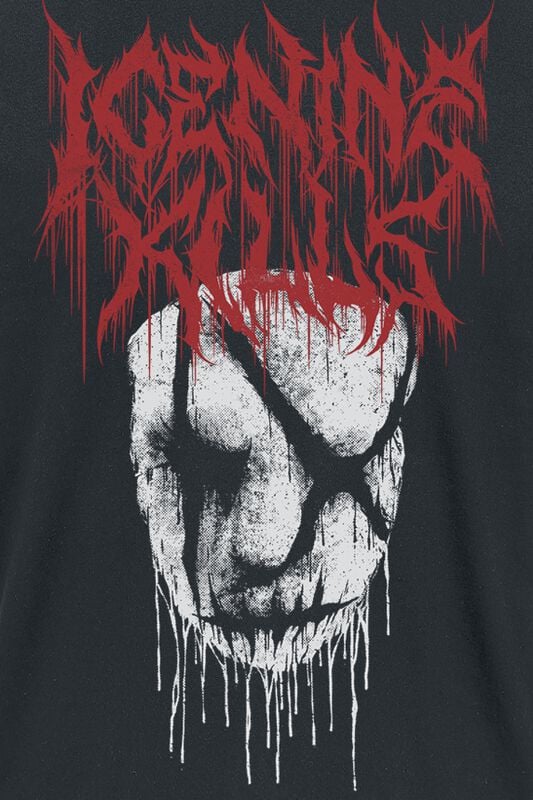 Gothicana By Emp "Face - Glow In The Dark" T-Shirt Black By Ice Nine Kills