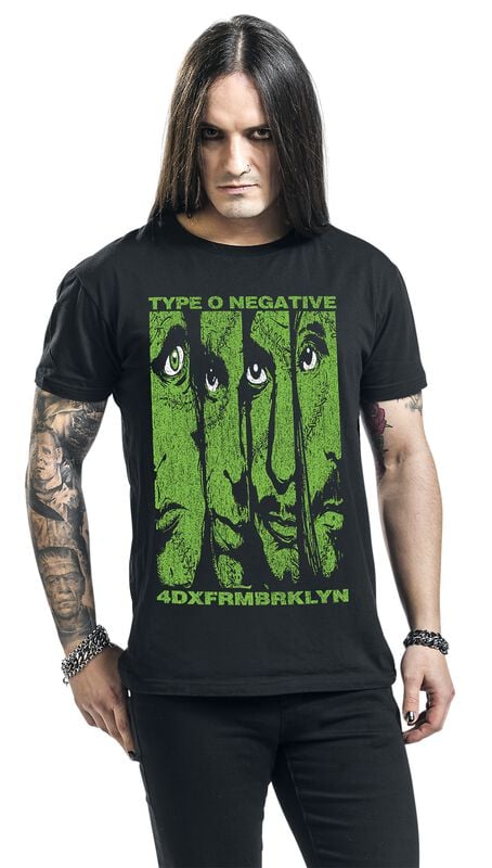 Gothicana By Emp "Faces" T-Shirt Black By Type O Negative