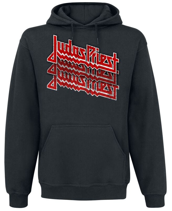 gothicana by emp "Fading Repeat Logo" Hoodie black by Judas Priest