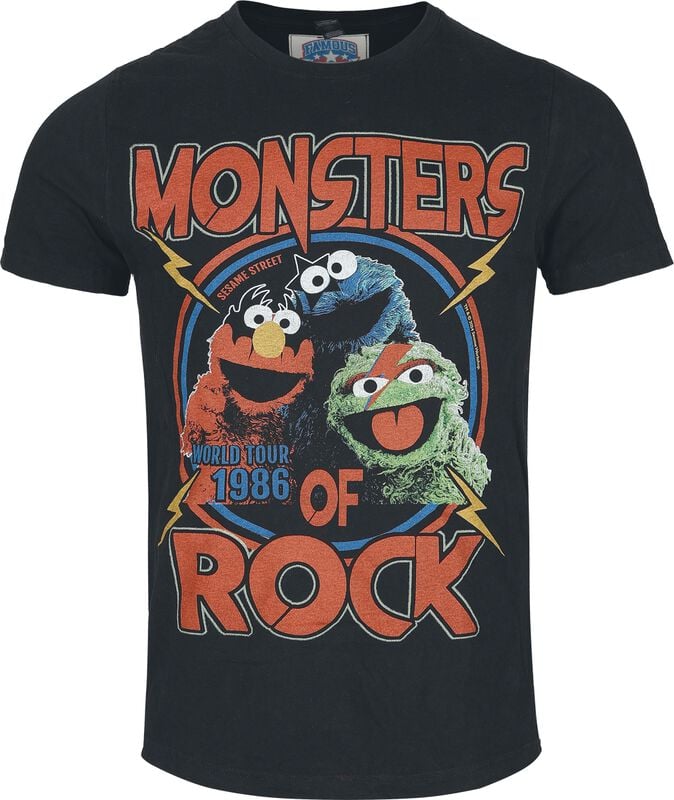 gothicana by emp "Famous Forever - Monsters Of Rock" T-Shirt black by Sesame Street
