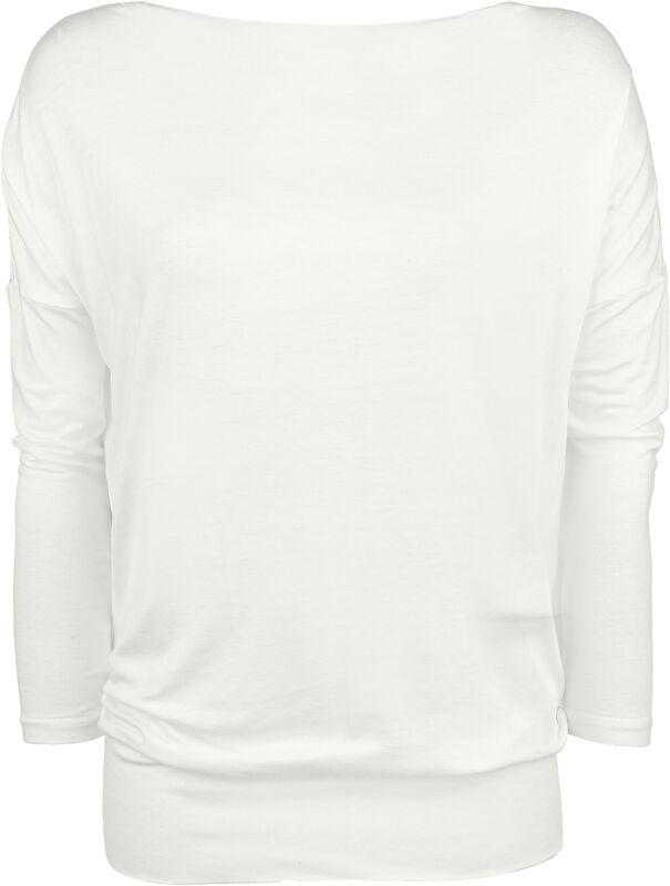 Gothicana By Emp "Fast And Loose" Long-sleeve Shirt White By RED By EMP