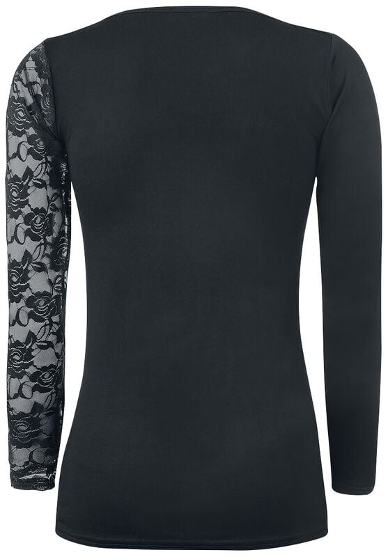 Gothicana By Emp "Fatal Attraction" Long-sleeve Shirt Black By Spiral