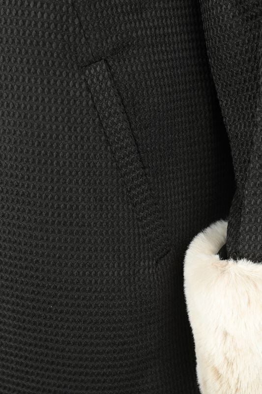 Gothicana By Emp "Faustine Coat" Coats Black-beige By Hell Bunny