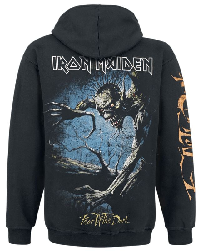 Gothicana By Emp "Fear Of The Dark" Hoodie Black By Iron Maiden