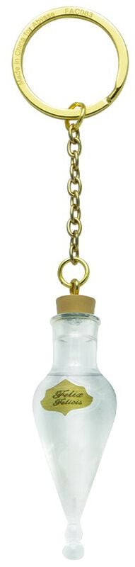 gothicana by emp "Felix Felicis" Keyring Pendant white-gold by Harry Potter