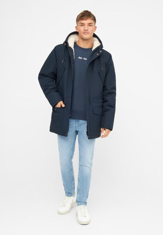Gothicana By Emp "Festholm" Winter Jacket Navy By Derbe Hamburg