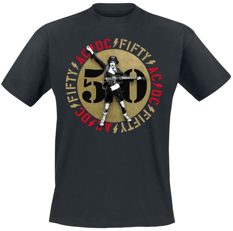 gothicana by emp "Fifty Angus Emblem" T-Shirt black by AC/DC