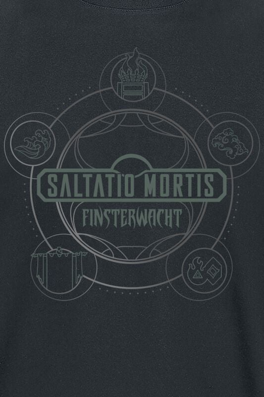 Gothicana By Emp "Finsterwacht Cover" T-Shirt Black By Saltatio Mortis