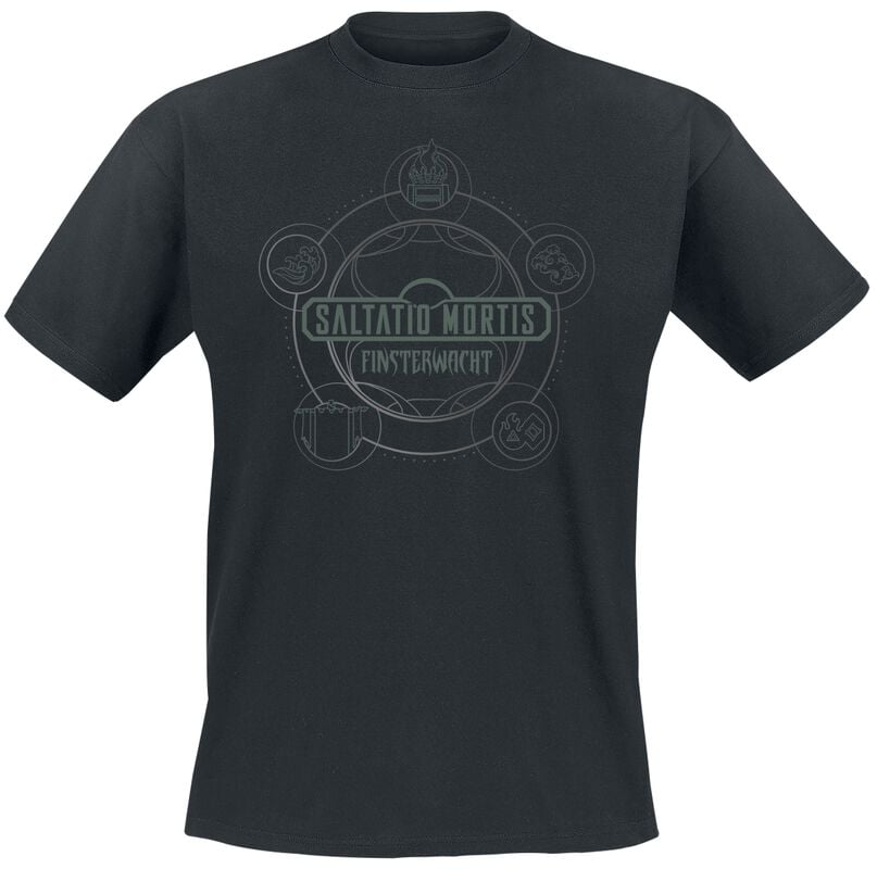 gothicana by emp "Finsterwacht Cover" T-Shirt black by Saltatio Mortis