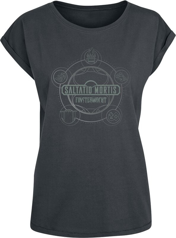 gothicana by emp "Finsterwacht Cover" T-Shirt charcoal by Saltatio Mortis