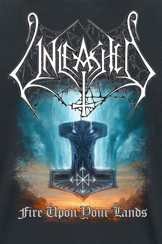 Gothicana By Emp "Fire Upon Your Lands" T-Shirt Black By Unleashed