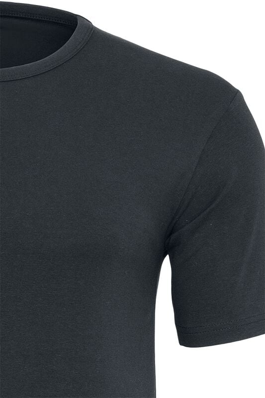Gothicana By Emp "Fitted Stretch Tee" T-Shirt Black By Urban Classics