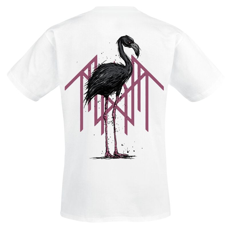Gothicana By Emp "Flamingo" T-Shirt White By Sleep Token