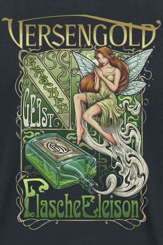 Gothicana By Emp "Flaschengeist" T-Shirt Black By Versengold