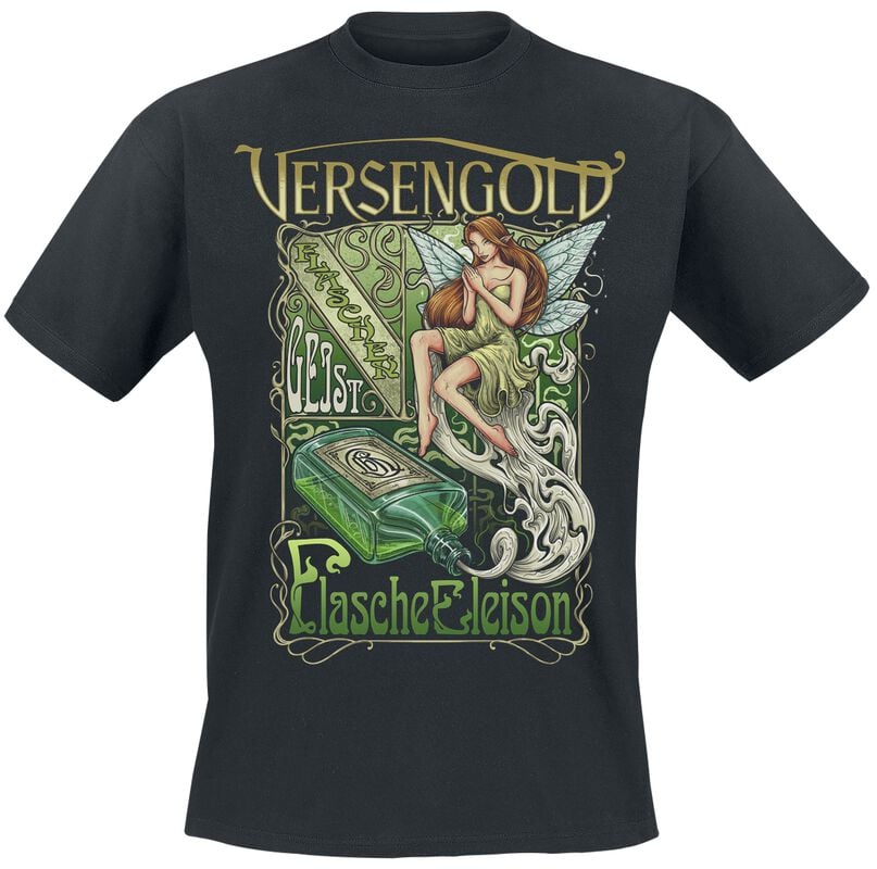 gothicana by emp "Flaschengeist" T-Shirt black by Versengold