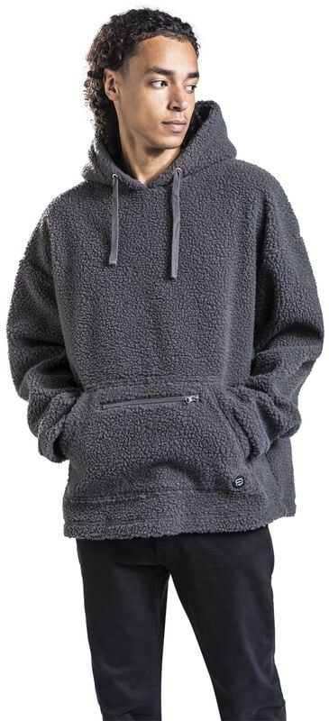 Gothicana By Emp "Fleece-lined Hoodie" Hoodie Grey By RED By EMP