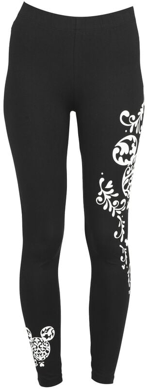 gothicana by emp "Floral Minnie" Leggings black by Mickey Mouse