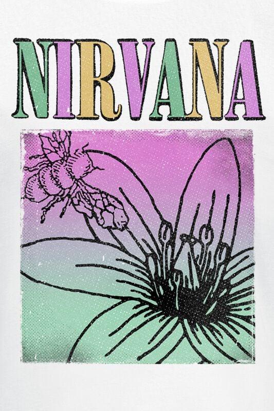 Gothicana By Emp "Flower Square" T-Shirt White By Nirvana