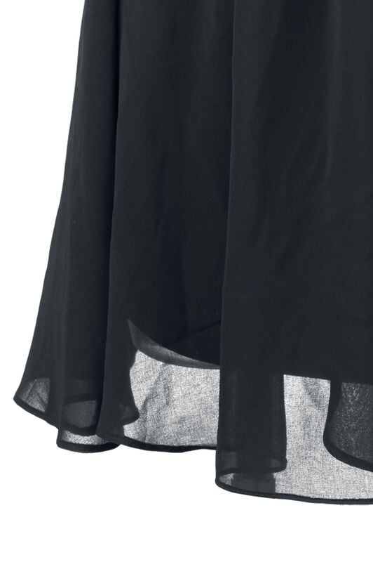 Gothicana By Emp "Flowing Chiffon Skirt" Mini Skirt Black By Forplay